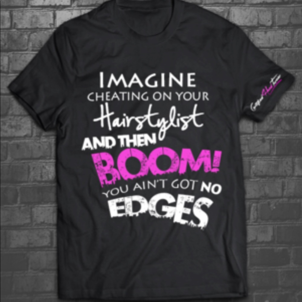 Brand Nee Funny Saying Graphic Black, White & Pink
